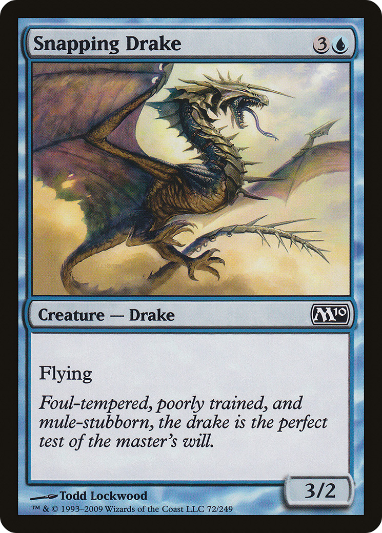 Snapping Drake (M10-072) [Magic 2010] MTG Single Wizards of the Coast