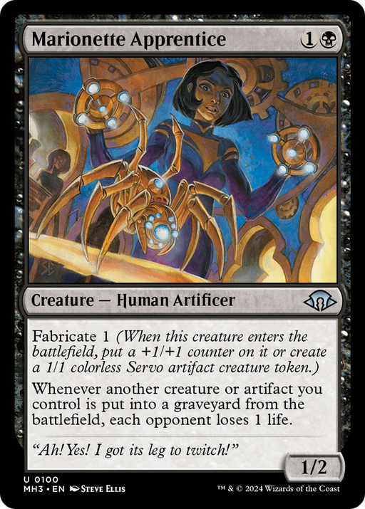 Marionette Apprentice (MH3-100) [Modern Horizons 3] MTG Single Modern Horizons 3