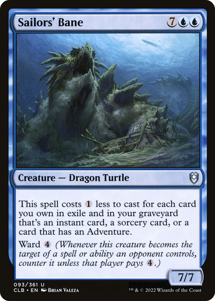 Sailors' Bane (CLB-093) [Commander Legends: Battle for Baldur's Gate] MTG Single Wizards of the Coast
