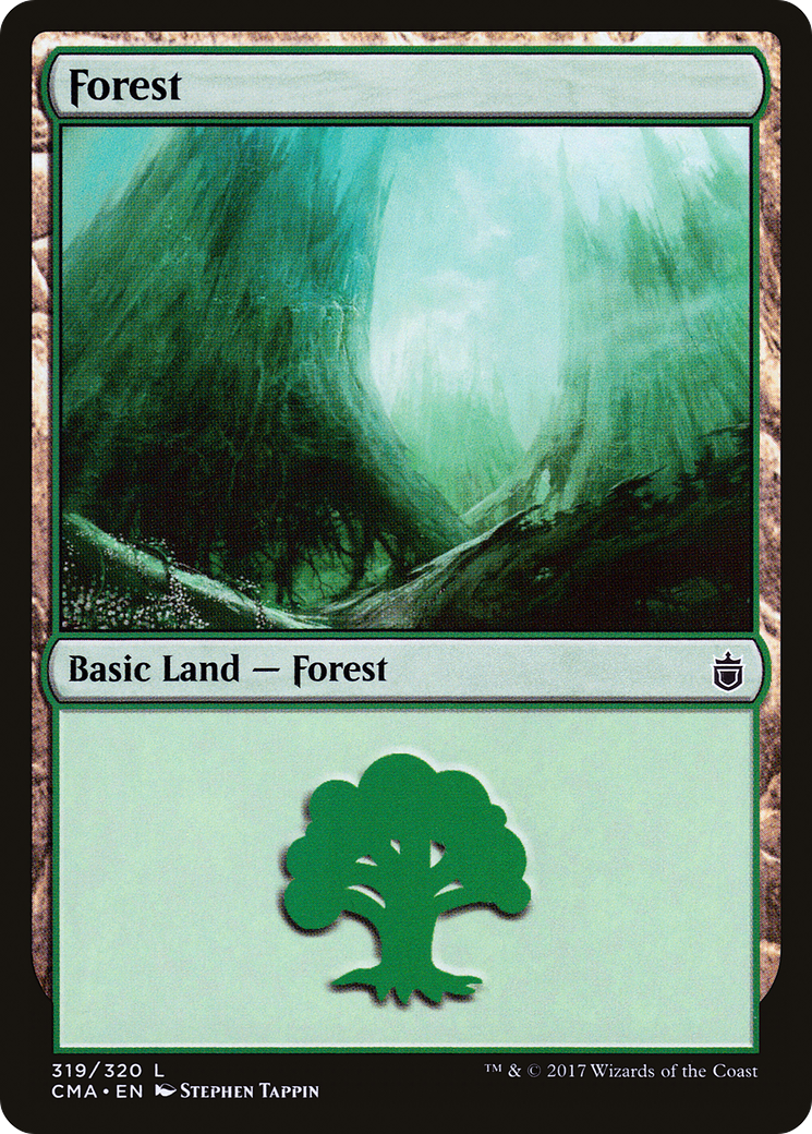 Forest (CMA-319) [Commander Anthology] MTG Single Wizards of the Coast