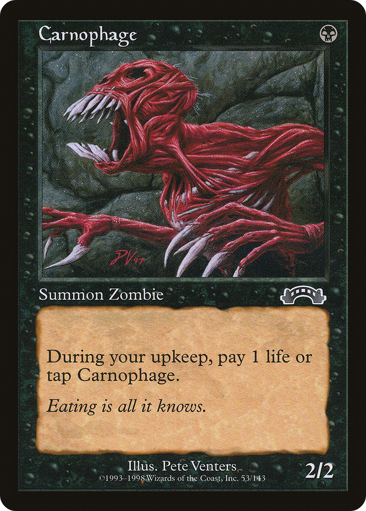 Carnophage (EXO-053) [Exodus] MTG Single Wizards of the Coast
