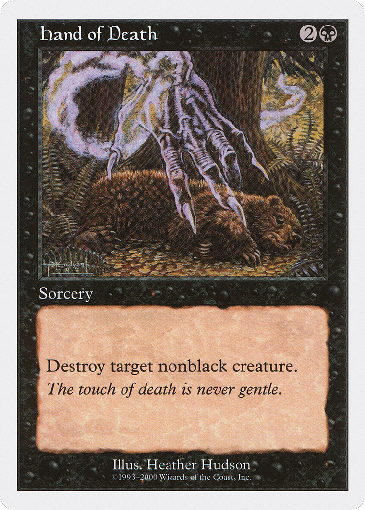 Hand of Death (S00-025) [Misc] Starter 2000 MTG Single Wizards of the Coast