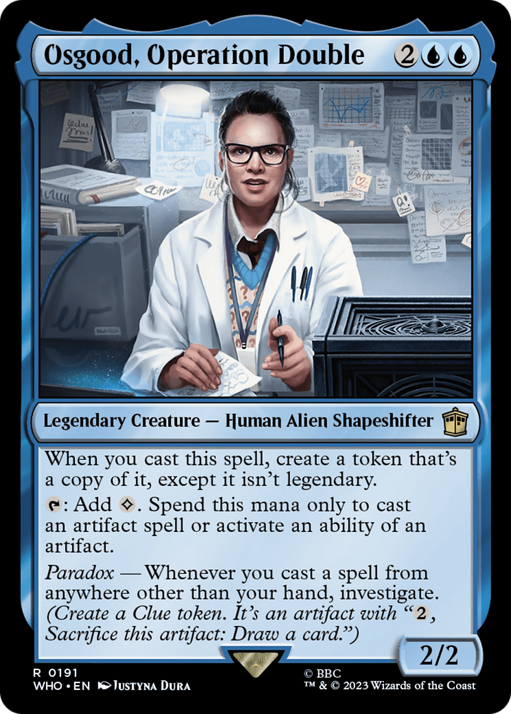 Osgood, Operation Double (WHO-191) [Doctor Who] MTG Single Wizards of the Coast