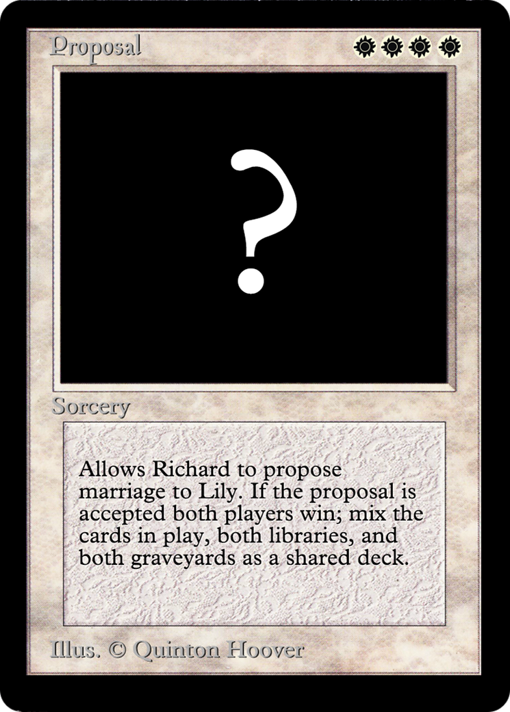 Proposal (SPECIAL-) [Misc] Celebration Cards Foil MTG Single Wizards of the Coast