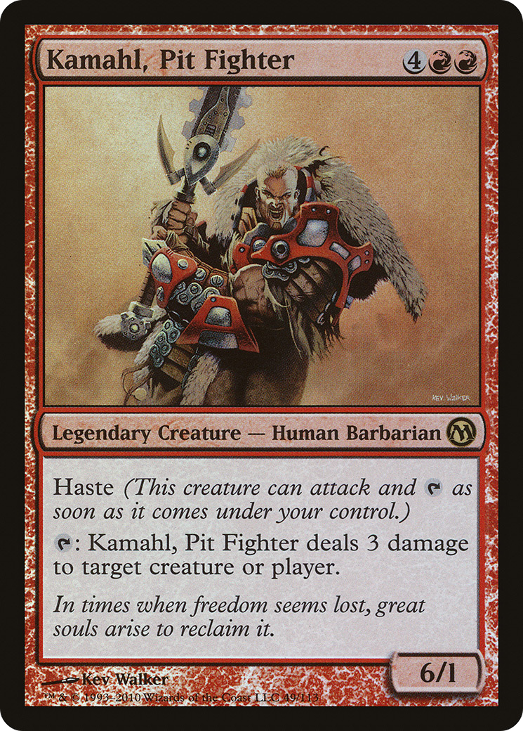 Kamahl, Pit Fighter (DPA-049) [Misc] Duels of the Planeswalkers Foil MTG Single Wizards of the Coast