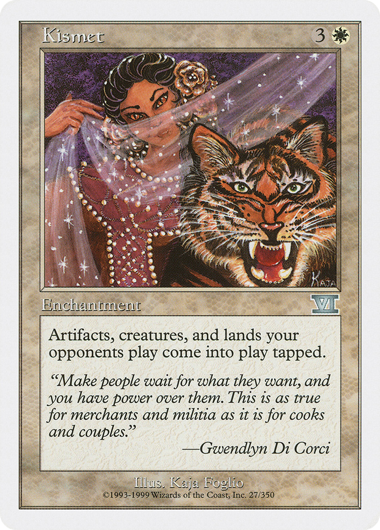 Kismet (6ED-027) [Classic Sixth Edition] MTG Single Wizards of the Coast