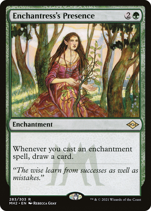 Enchantress's Presence (MH2-283) [Modern Horizons 2] Foil MTG Single Wizards of the Coast