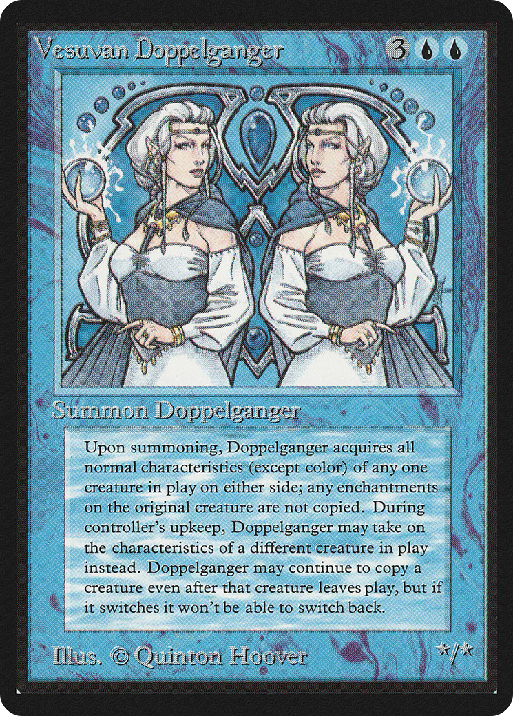 Vesuvan Doppelganger (LEB-) [Oldschool] Limited Edition Beta MTG Single Wizards of the Coast