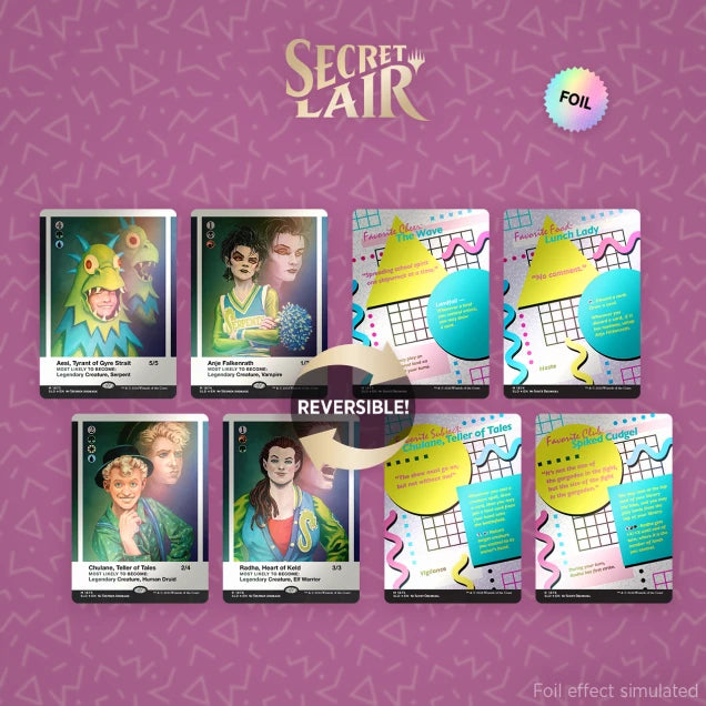 MTG Secret Lair: Drop Series - Secret Lair High: Class of '87 (Traditional Foil Edition) MTG Sealed Magic: The Gathering