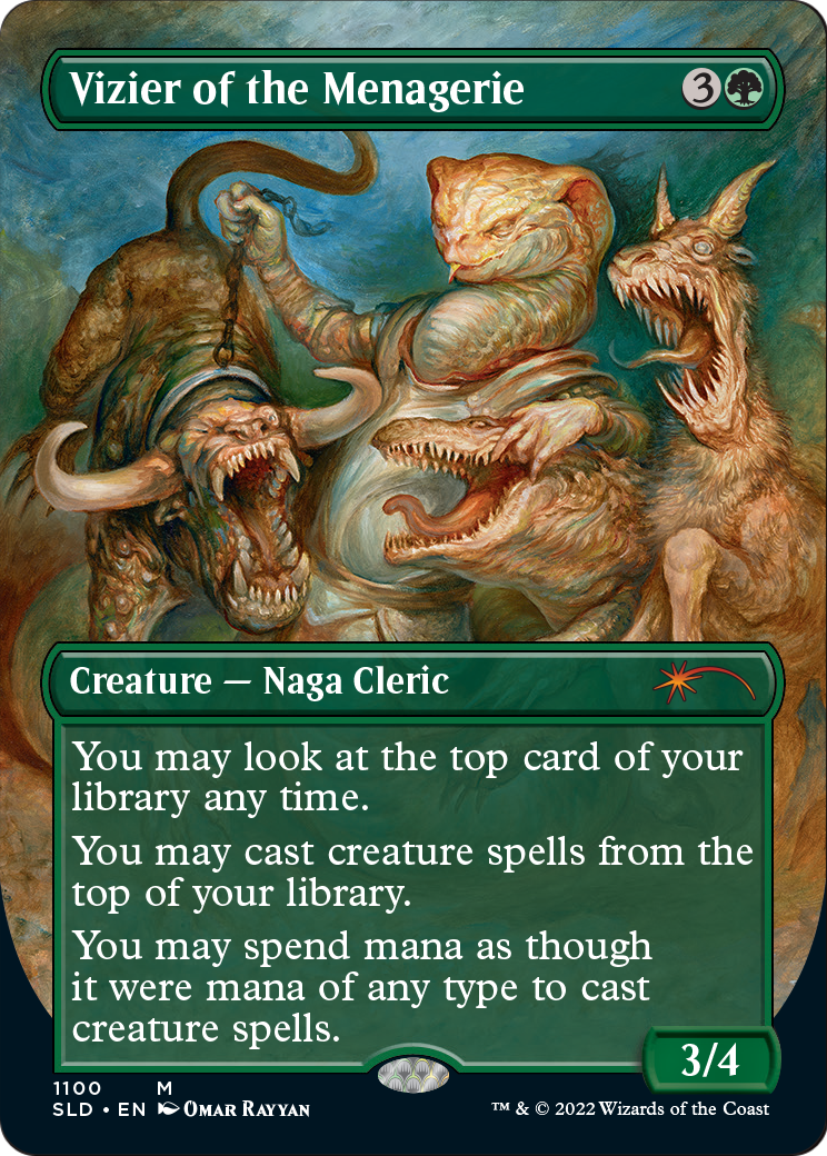 Vizier of the Menagerie (SLD-1100) [Secret Lair Drop] (Borderless) Foil
