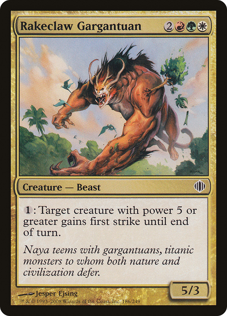 Rakeclaw Gargantuan (ALA-186) [Shards of Alara] Foil MTG Single Wizards of the Coast