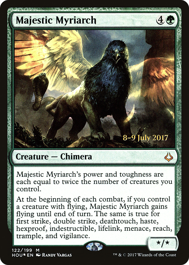Majestic Myriarch (PRE-122) [Hour of Devastation Promos] Foil MTG Single Wizards of the Coast