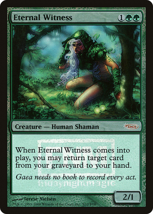 Eternal Witness (FNM-003) [Misc] Friday Night Magic 2008 Foil MTG Single Wizards of the Coast