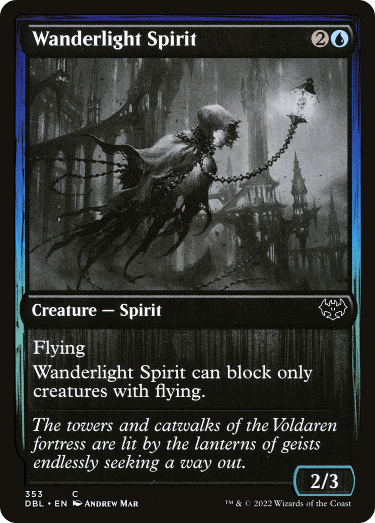 Wanderlight Spirit (DBL-353) [Innistrad: Double Feature] Foil MTG Single Wizards of the Coast