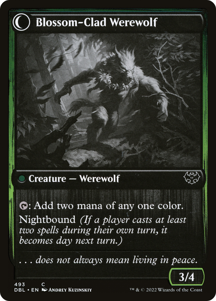 Weaver of Blossoms (DBL-493) [Innistrad: Double Feature] MTG Single Wizards of the Coast