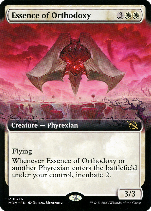 Essence of Orthodoxy (MOM-376) [March of the Machine] (Extended Art) MTG Single Wizards of the Coast