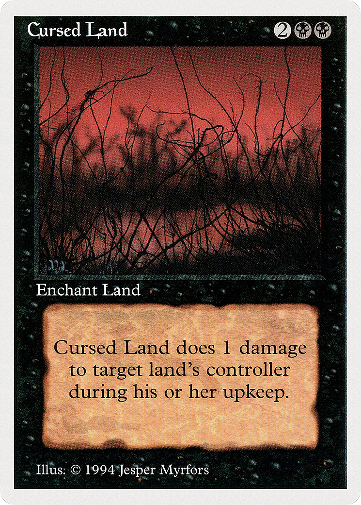 Cursed Land (SUM-098) [Misc] Summer Magic / Edgar MTG Single Wizards of the Coast