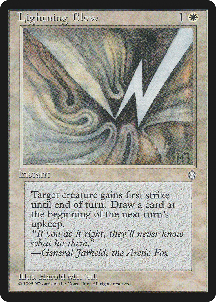Lightning Blow (ICE-042) [Ice Age] MTG Single Wizards of the Coast