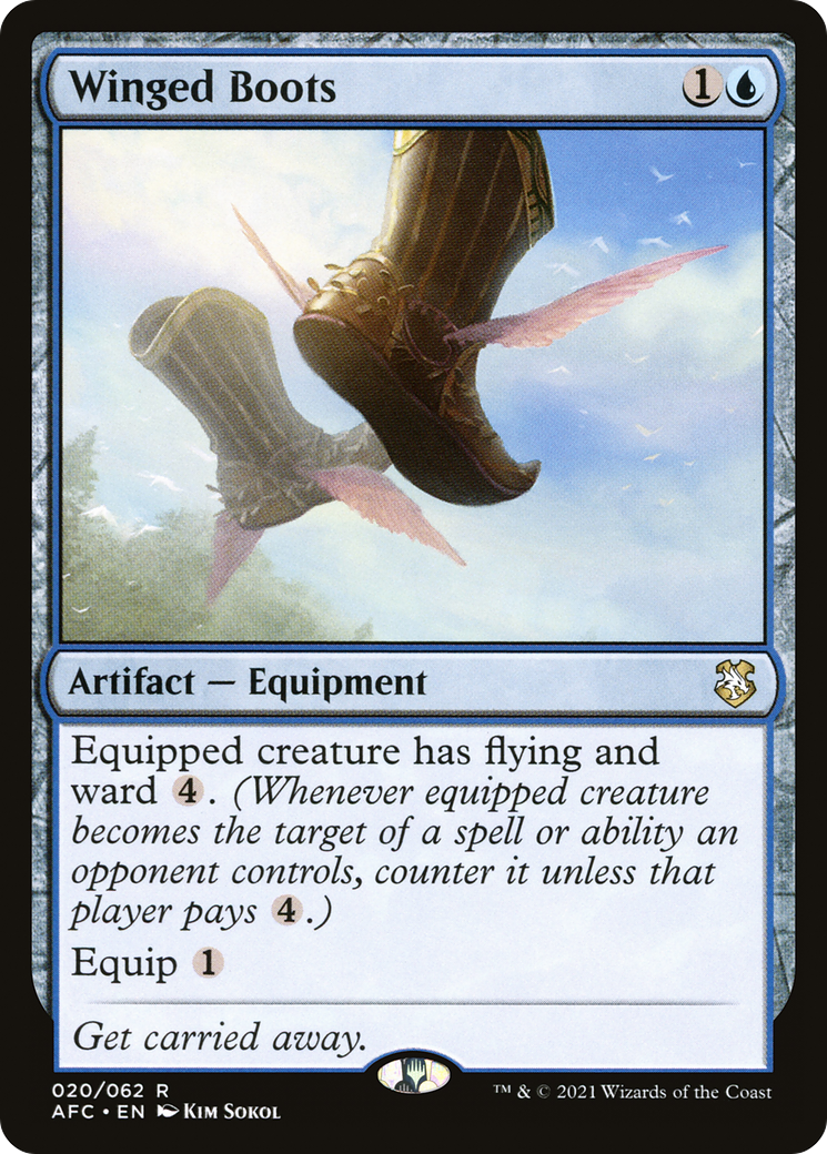 Winged Boots (AFC-020) [Forgotten Realms Commander] MTG Single Wizards of the Coast