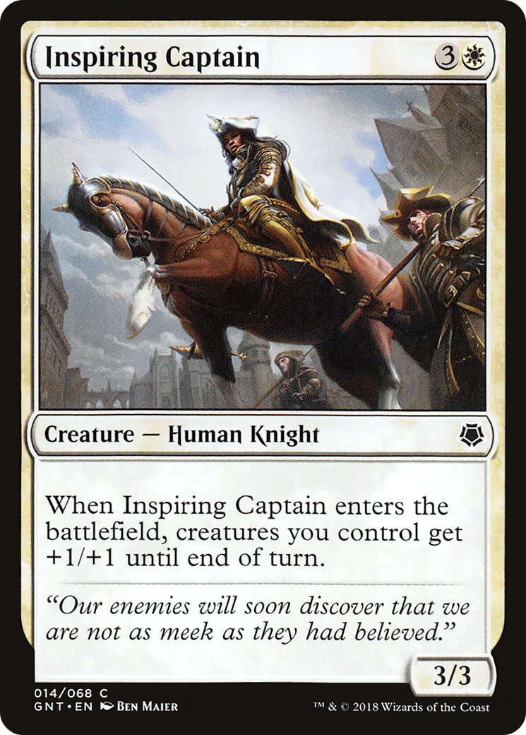 Inspiring Captain (GNT-014) [Misc] Game Night MTG Single Wizards of the Coast
