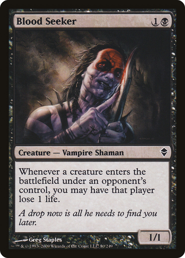 Blood Seeker (ZEN-080) [Zendikar] Foil MTG Single Wizards of the Coast