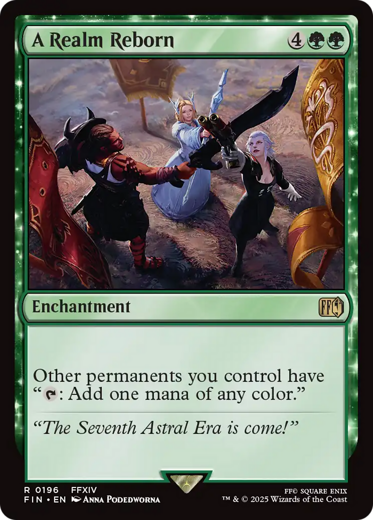 A Realm Reborn (FIN-196) [FINAL FANTASY] MTG Single Wizards of the Coast