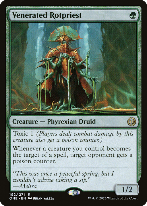 Venerated Rotpriest (ONE-192) [Phyrexia: All Will Be One] MTG Single Wizards of the Coast