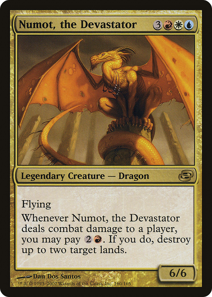 Numot, the Devastator (PLC-160) [Planar Chaos] Foil MTG Single Planar Chaos
