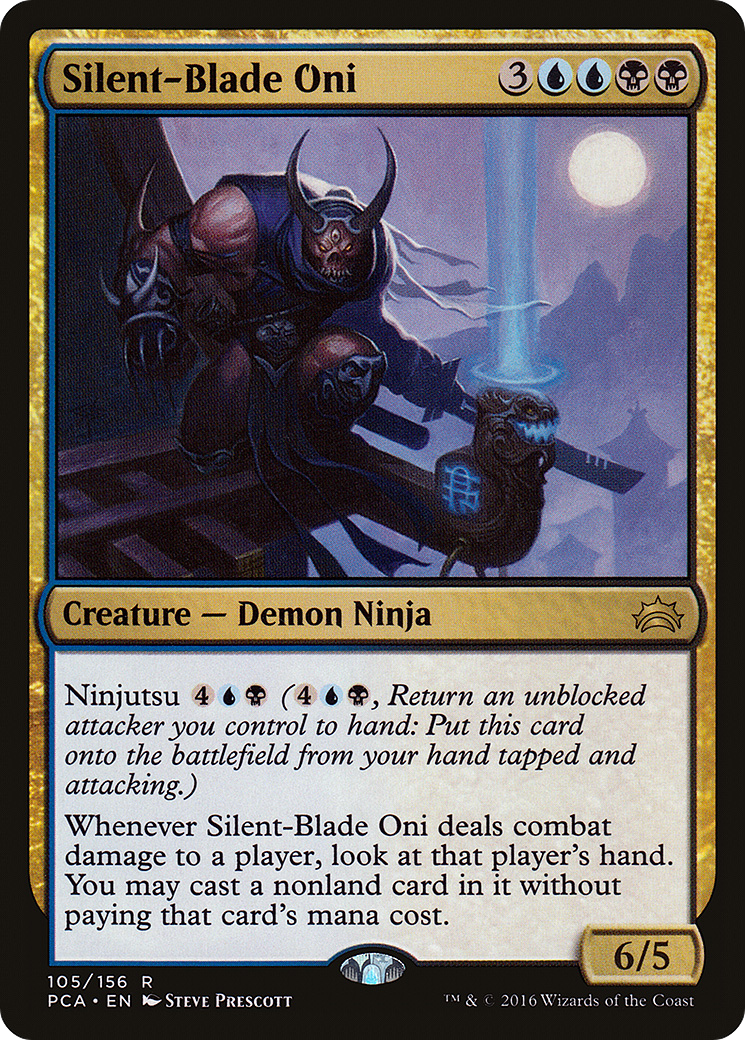 Silent-Blade Oni [Planechase Anthology] MTG Single Magic: The Gathering