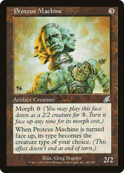 Proteus Machine (SCG-141) [Scourge] MTG Single Wizards of the Coast