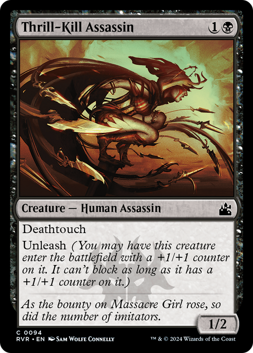 Thrill-Kill Assassin (RVR-094) [Ravnica Remastered] Foil MTG Single Wizards of the Coast