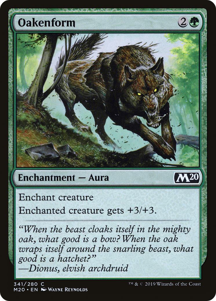 Oakenform (M20-341) [Core Set 2020] MTG Single Wizards of the Coast