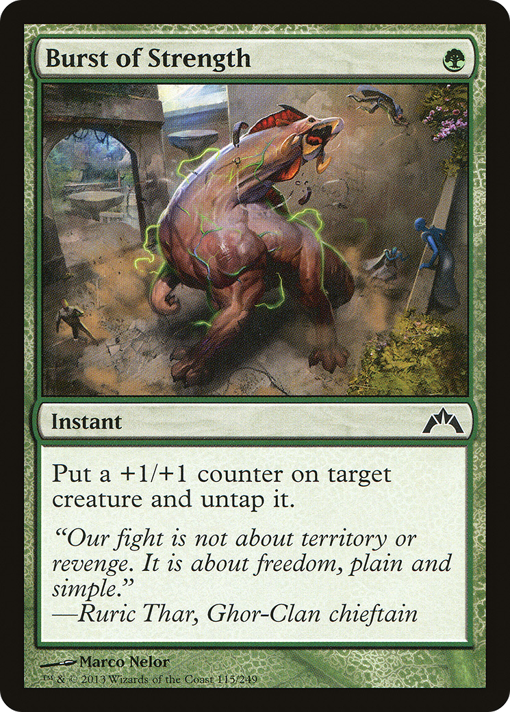 Burst of Strength (GTC-115) [Gatecrash] MTG Single Wizards of the Coast