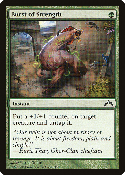 Burst of Strength (GTC-115) [Gatecrash] MTG Single Wizards of the Coast