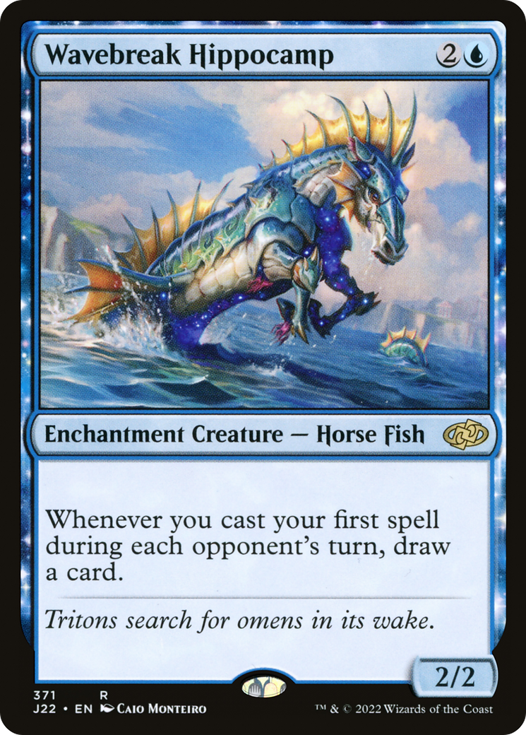 Wavebreak Hippocamp (J22-371) [Jumpstart 2022] MTG Single Wizards of the Coast