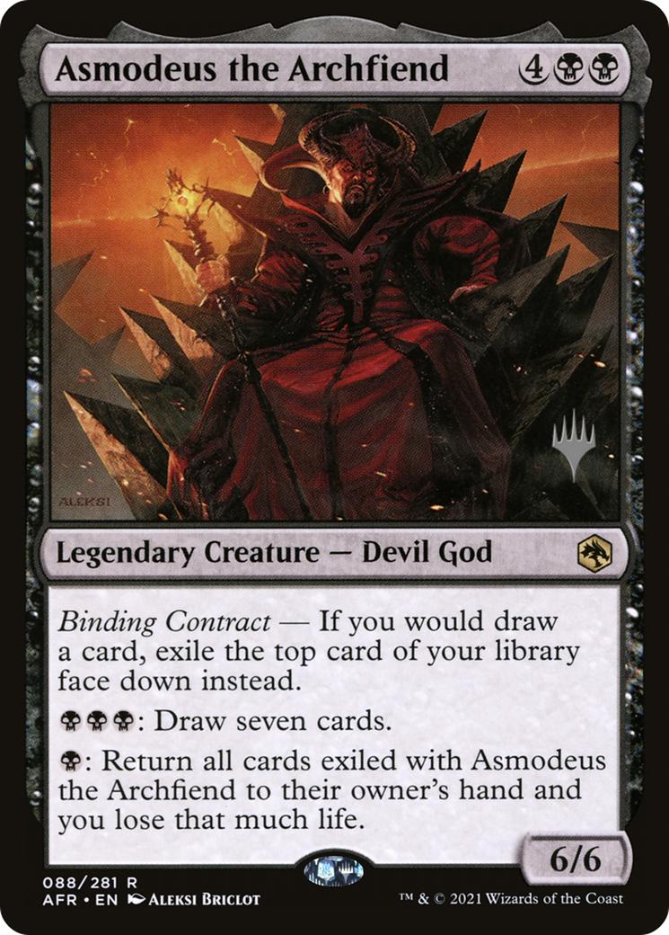 Asmodeus the Archfiend (PPAFR-088) [Adventures in the Forgotten Realms Promos] MTG Single Wizards of the Coast