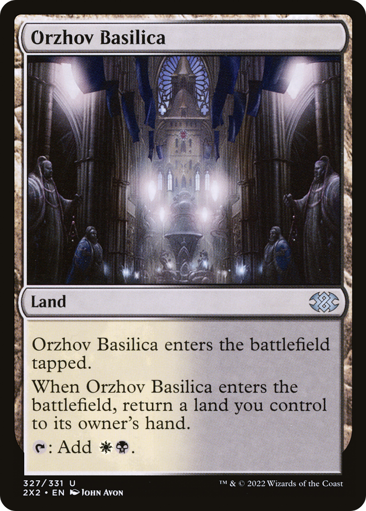 Orzhov Basilica (2X2-327) [Double Masters 2022] MTG Single Wizards of the Coast