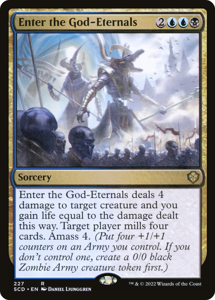 Enter the God-Eternals (SCD-227) [Starter Commander Decks] MTG Single Wizards of the Coast