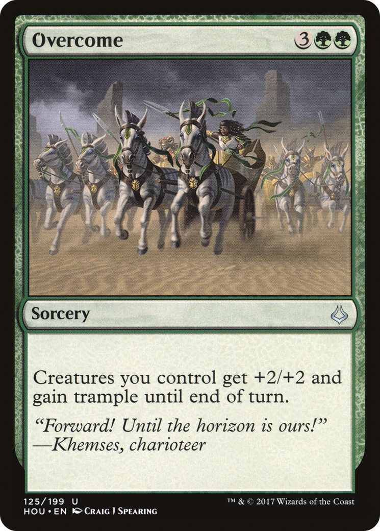 Overcome (HOU-125) [Hour of Devastation] Foil MTG Single Wizards of the Coast