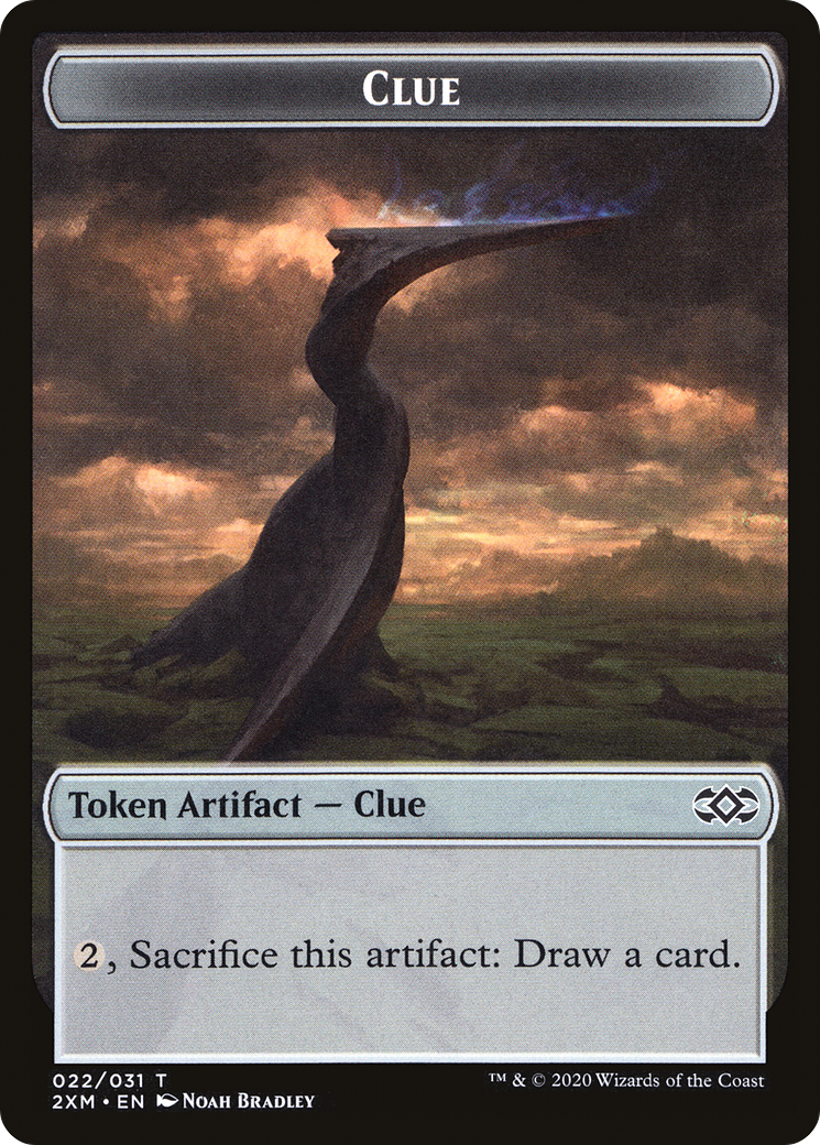 Clue (T2XM-022) [Tokens] Double Masters Tokens Foil MTG Single Wizards of the Coast