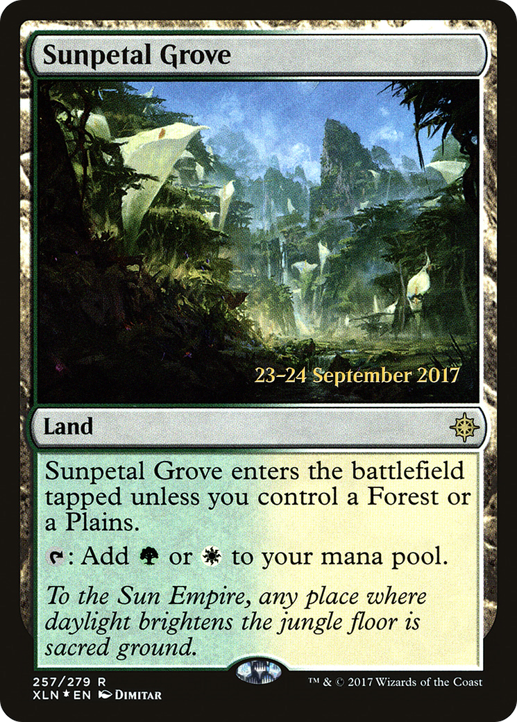 Sunpetal Grove (PRE-257) [Ixalan Promos] Foil MTG Single Wizards of the Coast