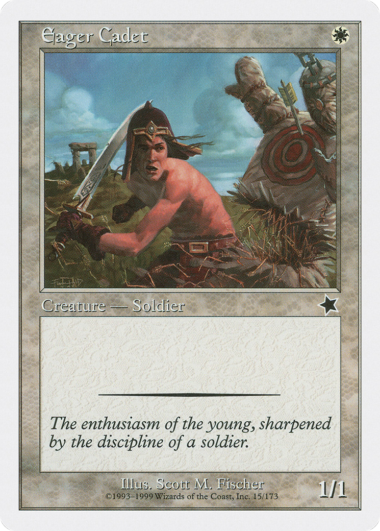 Eager Cadet (S99-015) [Misc] Starter 1999 MTG Single Wizards of the Coast