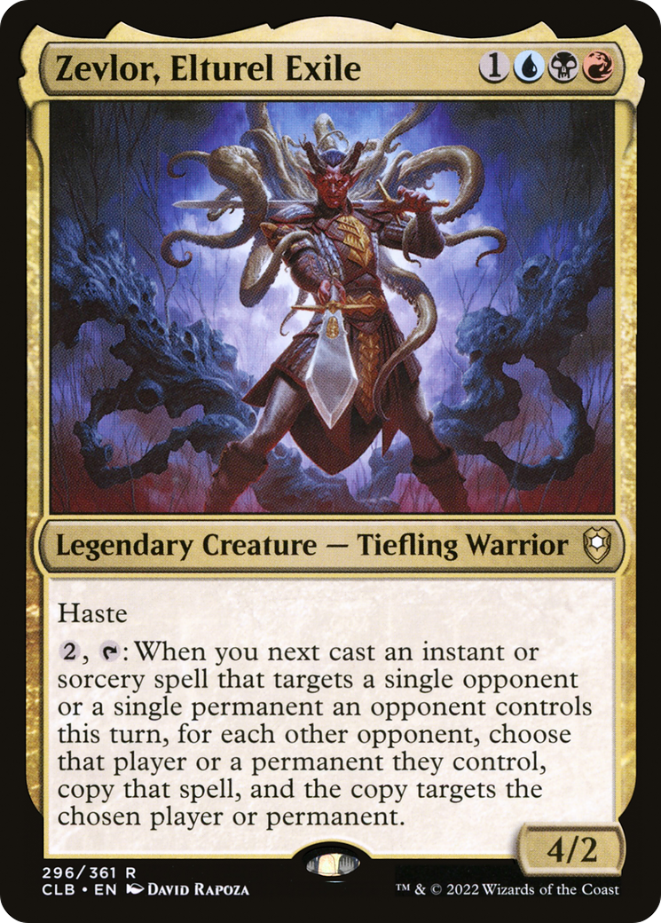 Zevlor, Elturel Exile (CLB-296) [Commander Legends: Battle for Baldur's Gate] MTG Single Wizards of the Coast