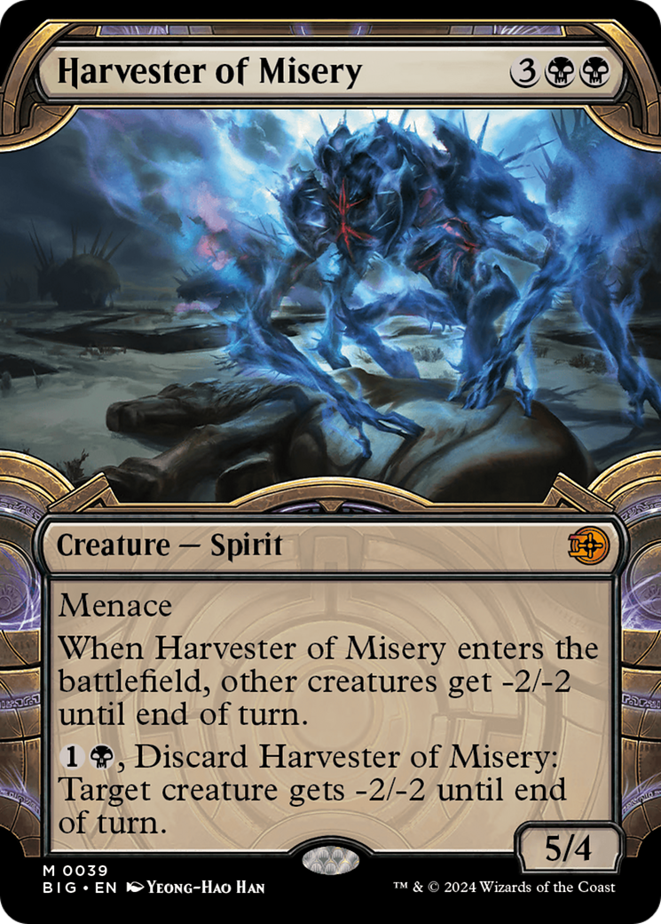 Harvester of Misery (BIG-039) [The Big Score] (Showcase) MTG Single Wizards of the Coast