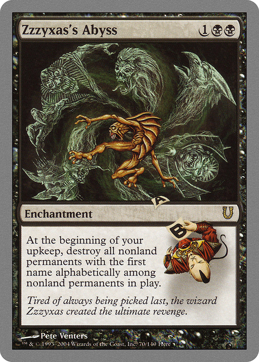 Zzzyxas's Abyss (UNH-070) [Unhinged] Foil MTG Single Wizards of the Coast