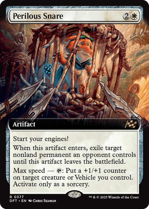 Perilous Snare (DFT-377) [Aetherdrift] (Extended Art) Foil MTG Single Wizards of the Coast