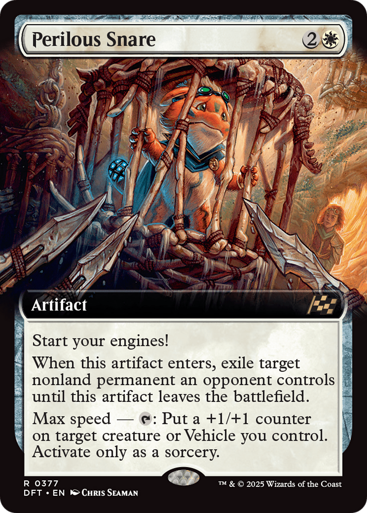 Perilous Snare (DFT-377) [Aetherdrift] (Extended Art) MTG Single Wizards of the Coast