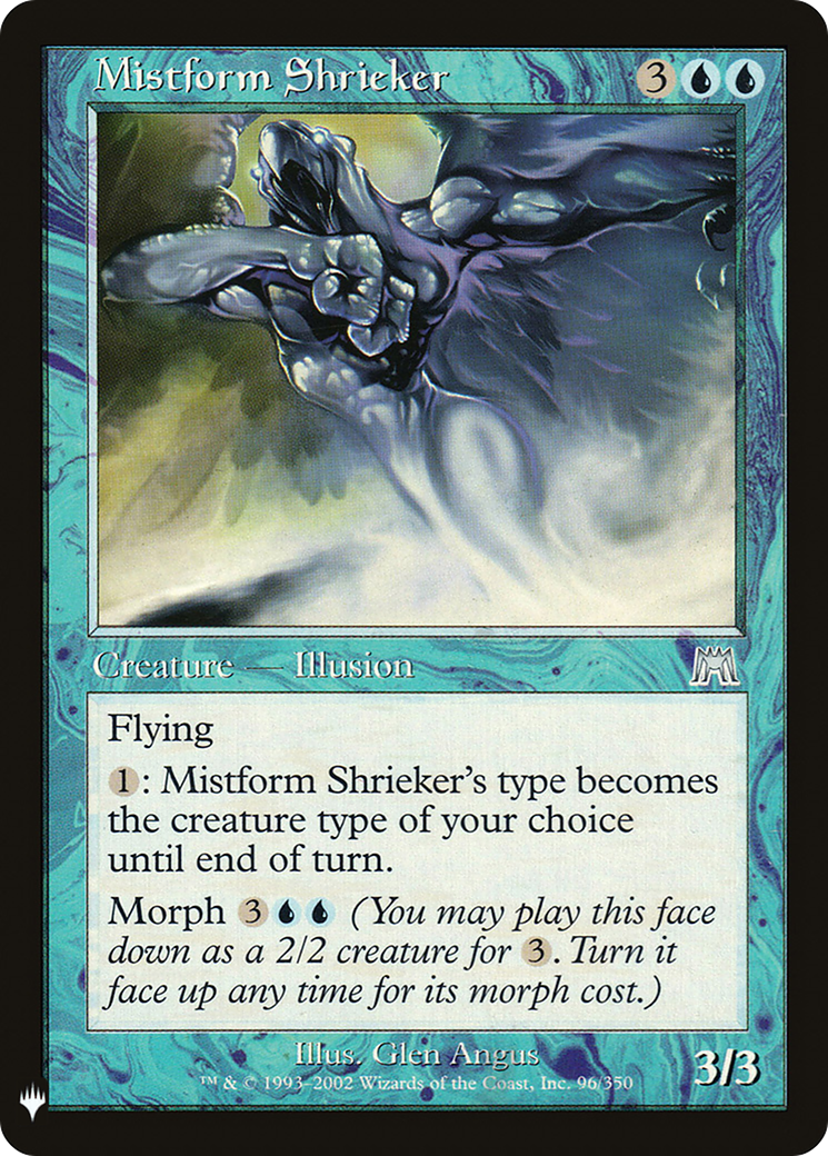 Mistform Shrieker (LIST-ONS-96) [Mystery Booster] The List MTG Single Wizards of the Coast