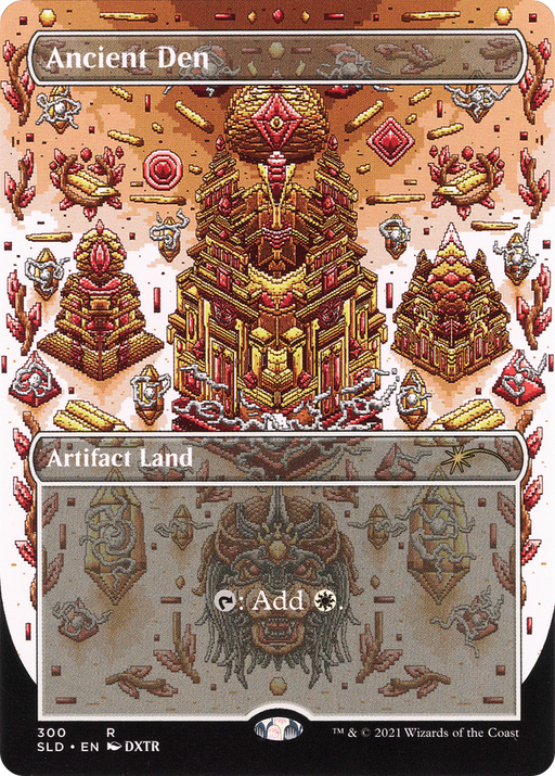 Ancient Den (SLD-300) [Secret Lair] Drop (Borderless) MTG Single Wizards of the Coast