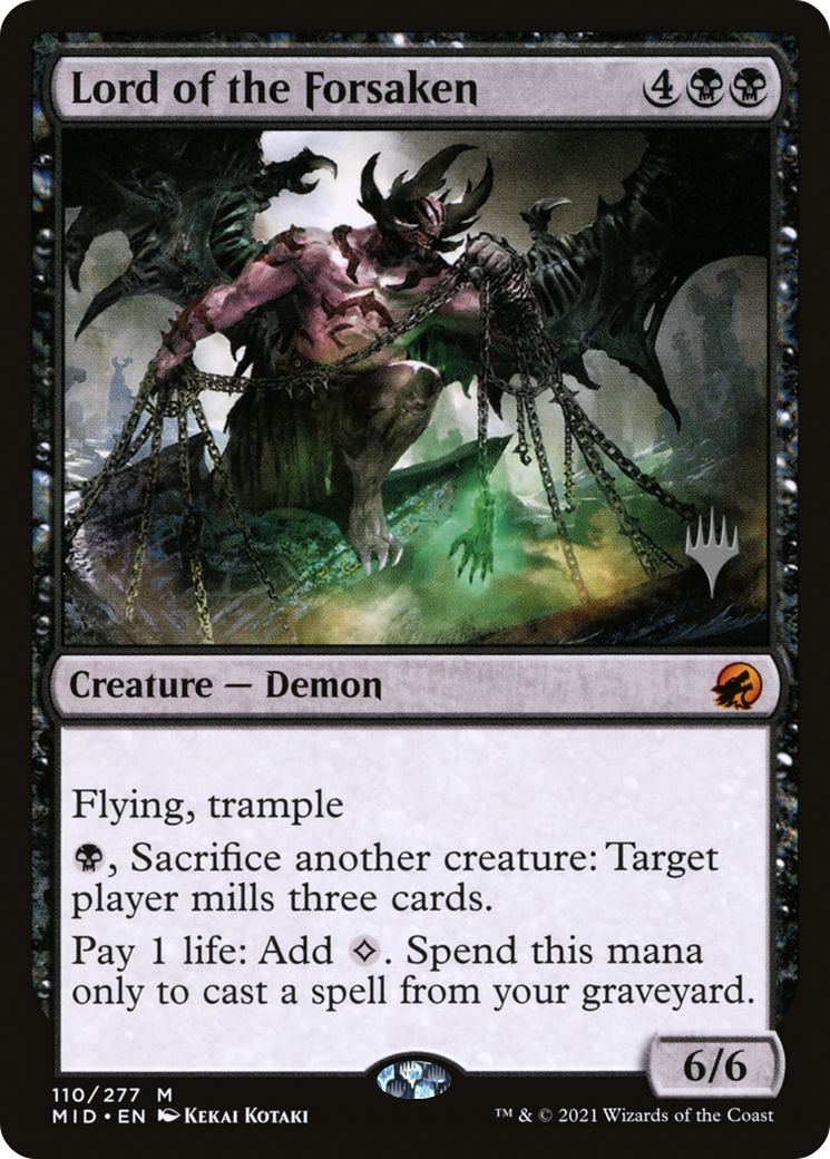 Lord of the Forsaken (PPMID-110) [Innistrad: Midnight Hunt Promos] MTG Single Wizards of the Coast